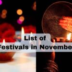 List of Festivals in November