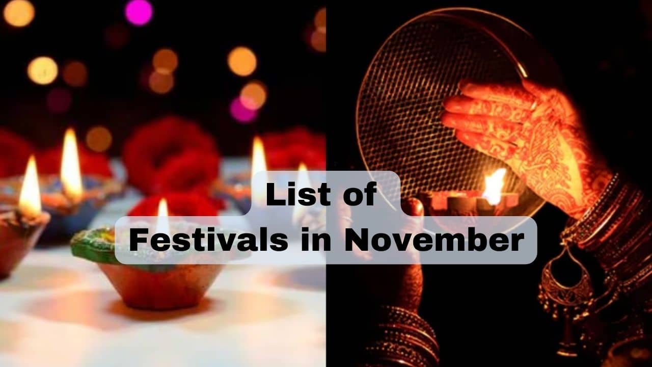 List of Festivals in November