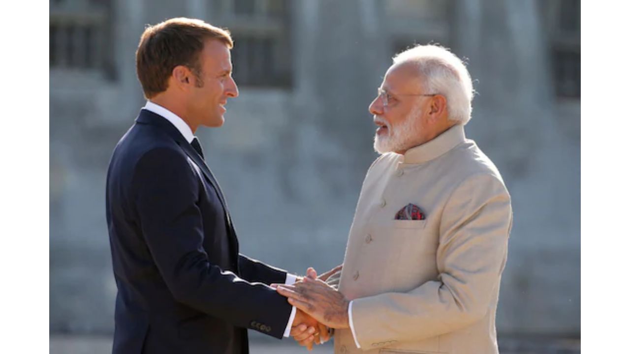 PM Modi French President Macron's Concerns Over Red Sea