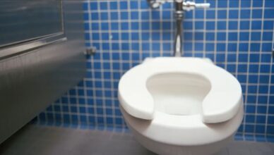 When flushing should the toilet lid be closed or open